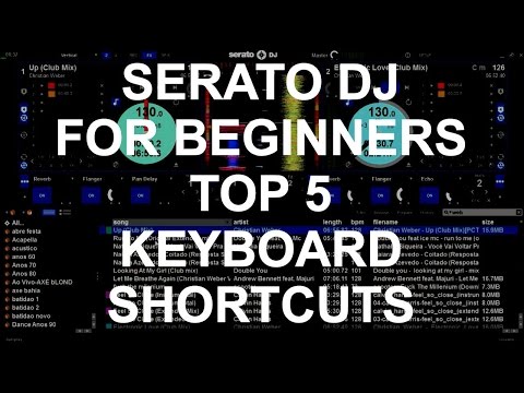 Serato scratch live keyboard shortcuts list